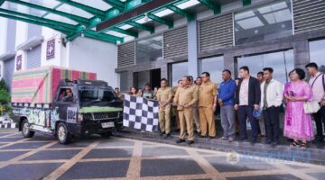 Perkuat Kerjasama Antar Daerah Bupati Karo Lepas Pengiriman Cabai Merah ke Kota Palangka Raya