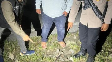 Polres Karo Sigap Redam Tawuran Antar Pemuda di Desa Kineppen