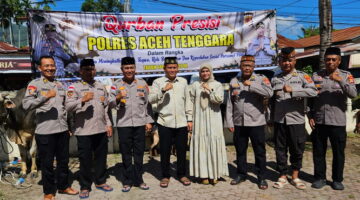 Qurban Presisi Polres Aceh Tenggara, Wujud Kepedulian dan Kebersamaan di Hari Raya Idul Adha 1447H
