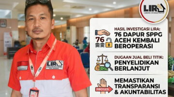 Pegiat LIRA Aceh Tenggara Soroti Penutupan 76 Dapur SPPG di Aceh, Minta Dugaan Jual Beli Titik Diusut