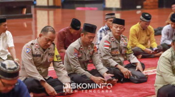 Sambut Tahun Baru Islam 1448 H, Kasat Binmas Polres Aceh Tenggara Hadiri Zikir dan Doa Bersama di Masjid Agung At-Taqwa