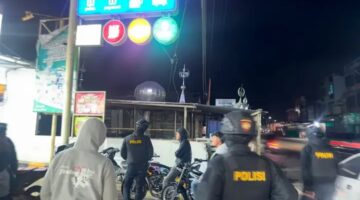 Cegah Kejahatan 3C,Tim Lingkaber Polres Karo Intensifkan Patroli Malam