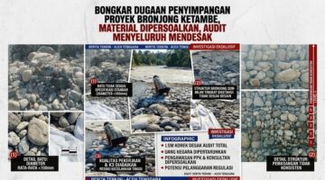 Material Diduga Tak Sesuai Spesifikasi, Proyek Bronjong Ketambe Terancam Berujung Proses Hukum
