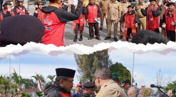 WABUP KARO RESMI LEPAS KONTINGEN KARO KE JAMBORE NASIONAL XII DI CIBUBUR