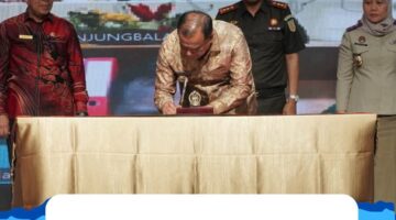 Bupati Karo Teken MoU Percepatan Pendaftaran Tanah Wakaf