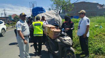 Razia Gabungan Operasi  Sadar Pajak,Satlantas Polres Karo Tindak 46 Pelanggaran