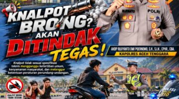 Knalpot Brong Mengusik Kenyamanan, Polres Aceh Tenggara Tegaskan Knalpot Brong Bakal Ditindak