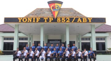 Satukan Langkah, Eratkan Kebersamaan untuk Negeri, Yonif TP 852/ABY Bersama Insan Pers