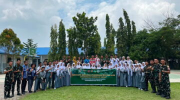 Yonif TP 852/ABY Bersama Puskesmas Batang Kuis Wujudkan Generasi Sehat