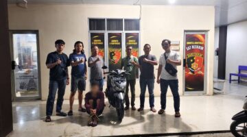 Tak Butuh Waktu Lama, URC Satreskrim Polres Aceh Tenggara Amankan Pelaku Curi Motor