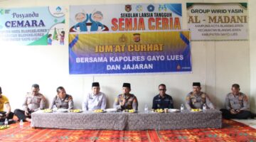 Kapolres Gayo Lues Gelar Jumat Curhat, Warga Keluhkan Narkoba hingga Judi Online